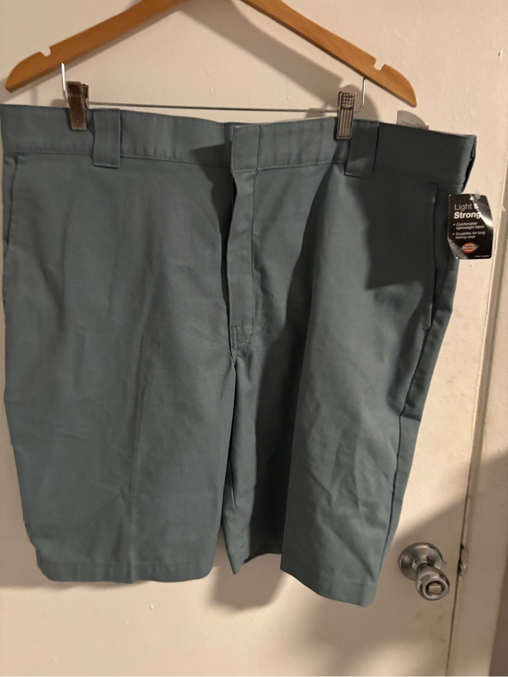 Dickies Men’s Flat Front Work Shorts - Slate Blue Green